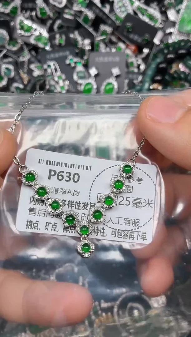 颈饰未镶嵌翡翠P630项链