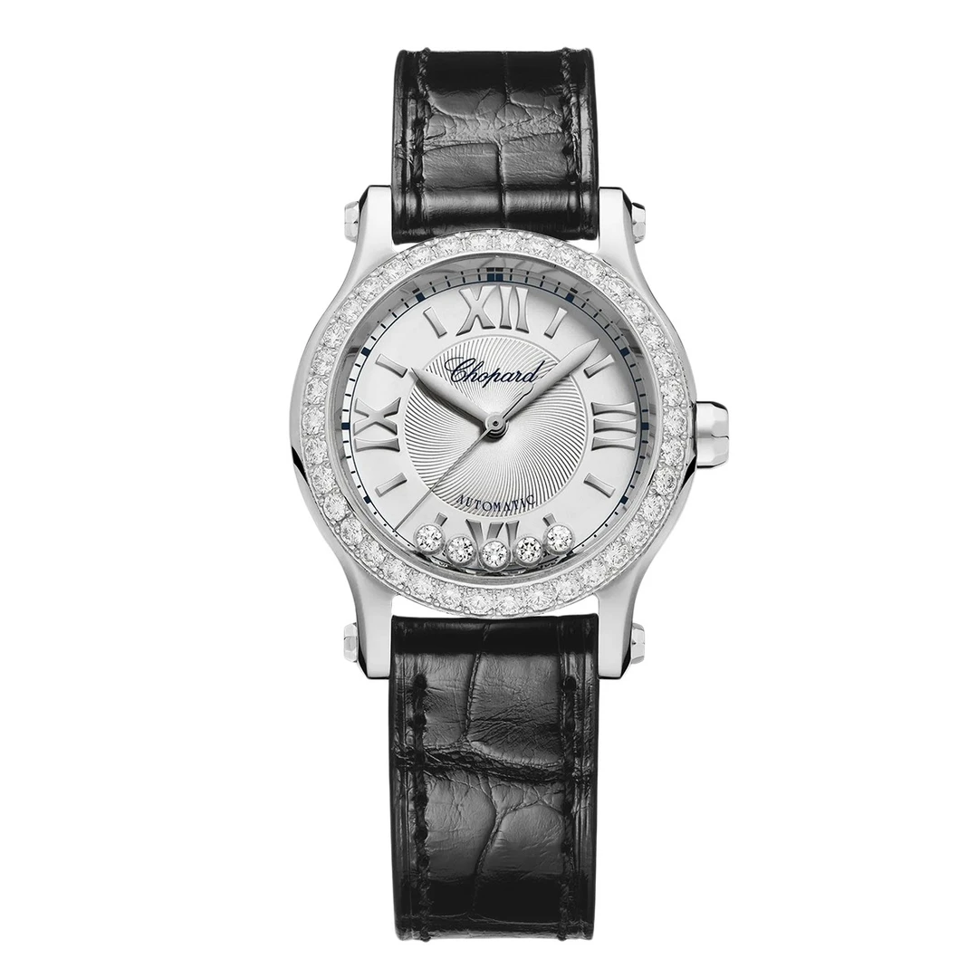 99新 Chopard/萧邦 HAPPY SPORT系列278573-3011表后钻/WHP038347