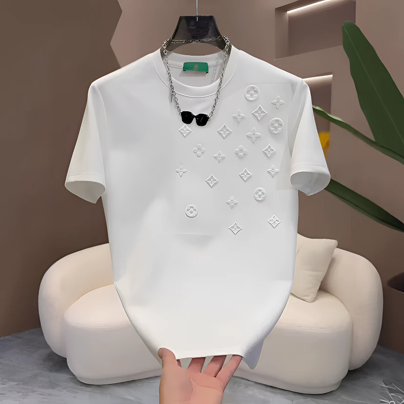 重磅索罗娜高货欧货男女同款新品潮流时尚百搭短袖T恤高质量220克