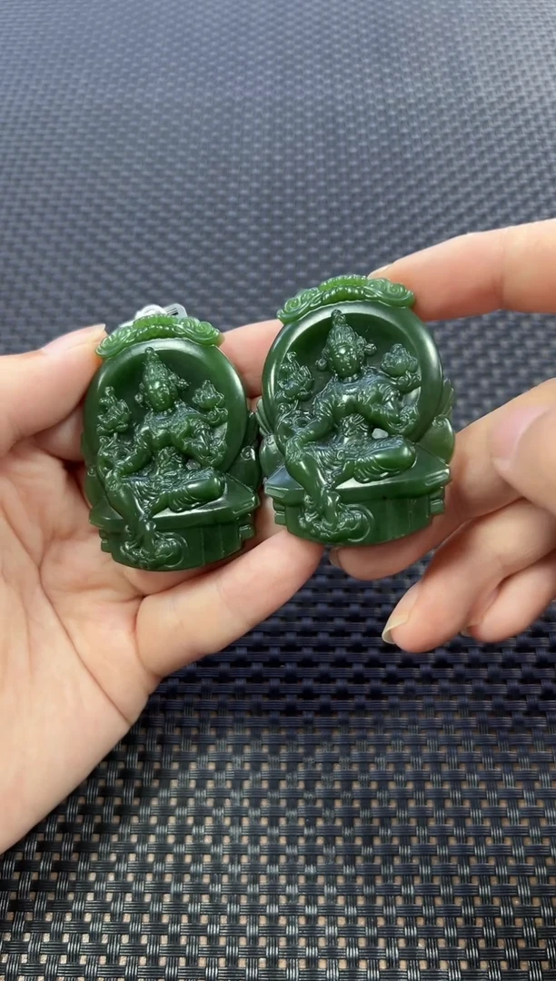 和田玉未镶嵌挂件（多样性发一件）JYLX309