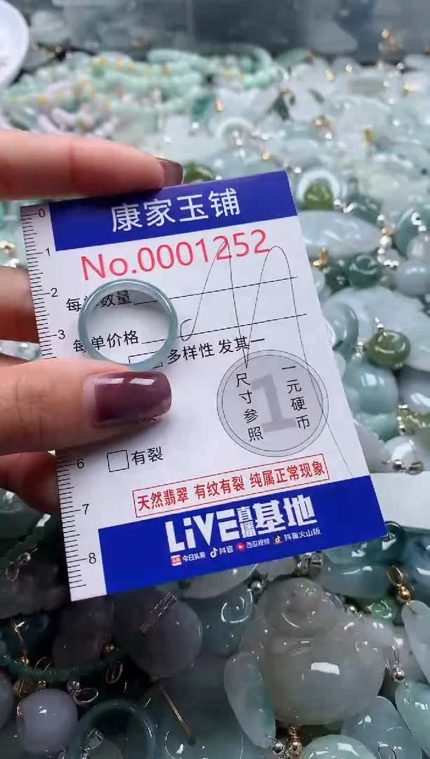 翡翠未镶嵌吊坠(不含链)1252