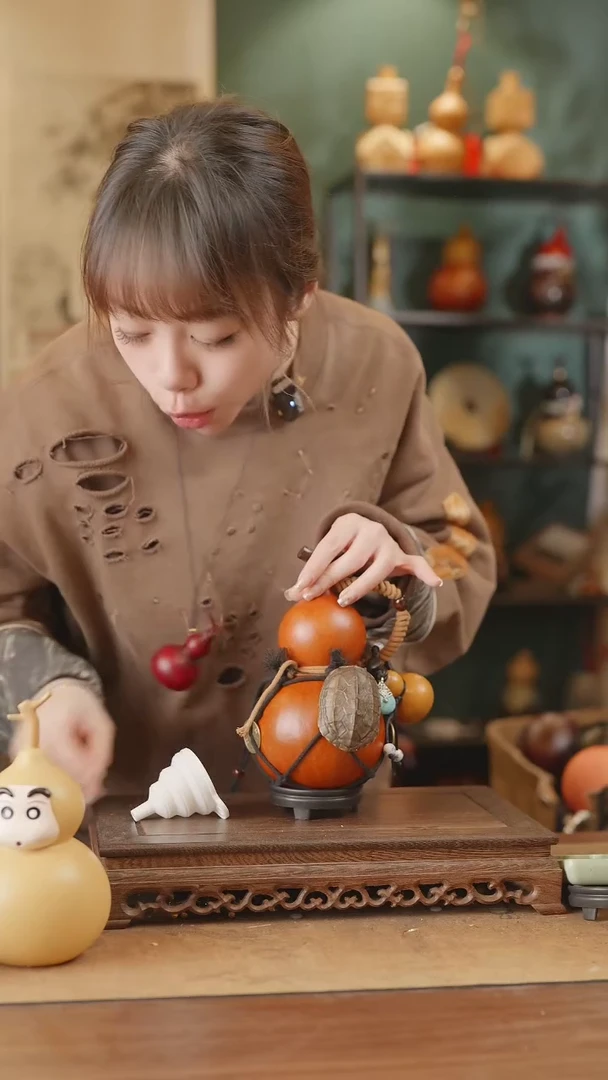 【闪购商品】29号精品天然大漆工艺防渗内胆酒葫芦~