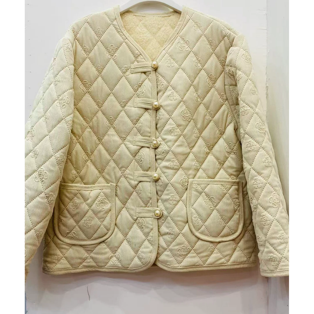 123女士加绒保暖外套