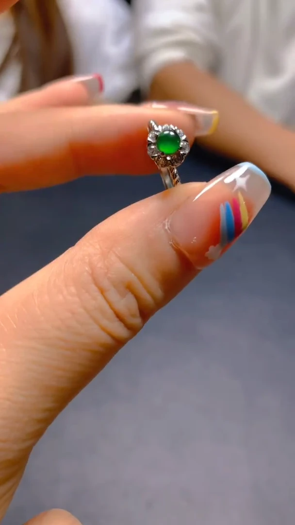 【闪购商品】翡翠未镶嵌戒指0649152727/多样性发一