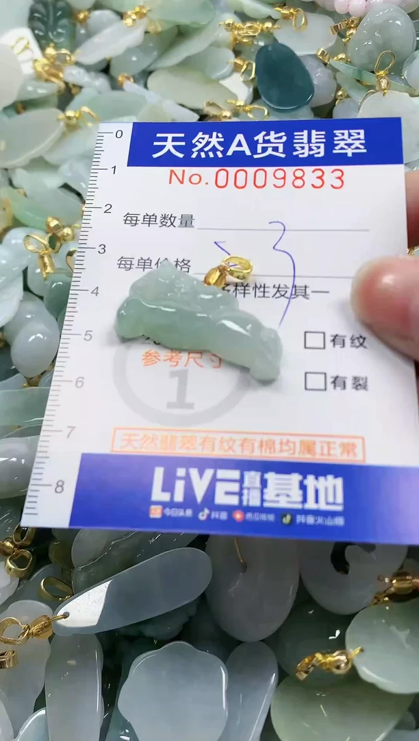 颈饰未镶嵌翡翠纯天然a货翡翠