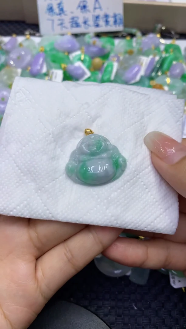 颈饰未镶嵌翡翠天然缅甸A货翡翠