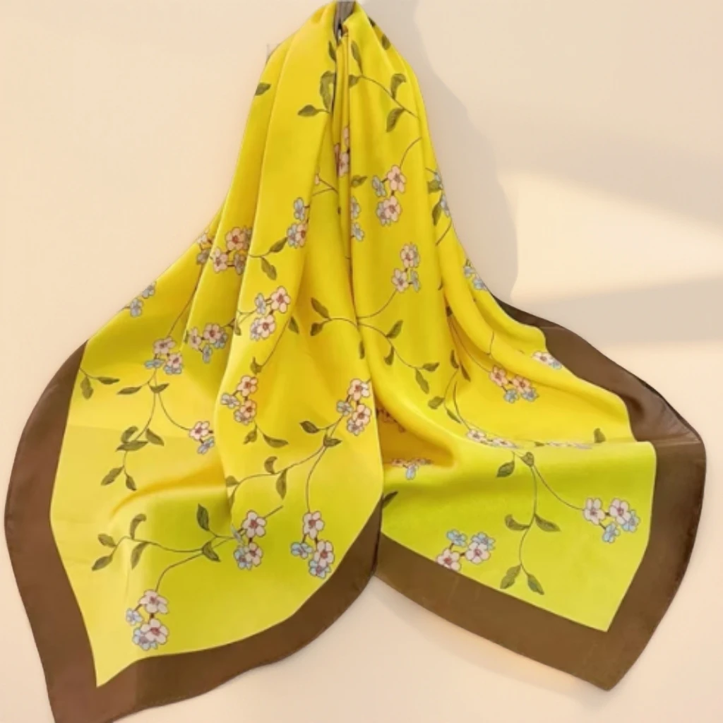 U17【蔓生香】70*70高档时尚优雅丝巾/围巾/披肩