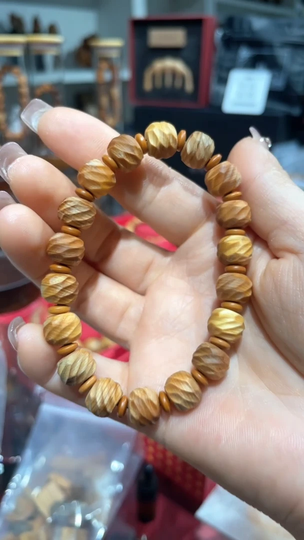 【闪购商品】崖柏云锦1.0红油太行崖柏手串