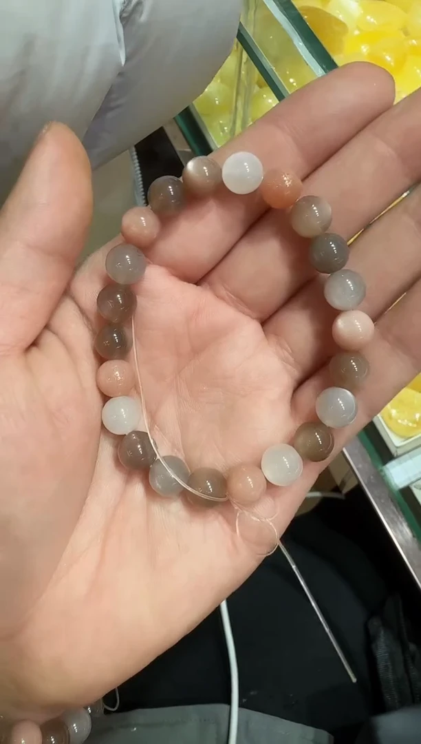 未镶嵌手串月光石鑫源多宝月光石手串多样性发其一
