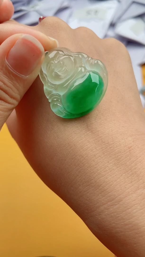 锦玺翡翠吊坠链接20000059