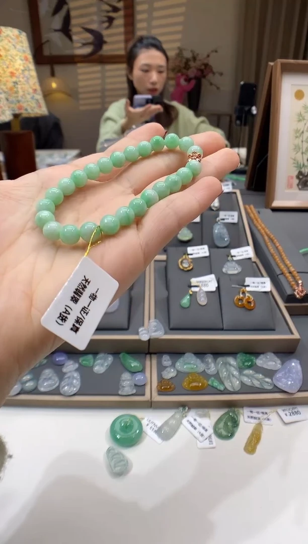 【闪购商品】翡翠手串未镶嵌手串