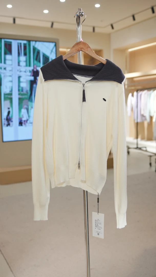 秋冬修身型风衣百搭气质外套秋季毛针织 878-678杏