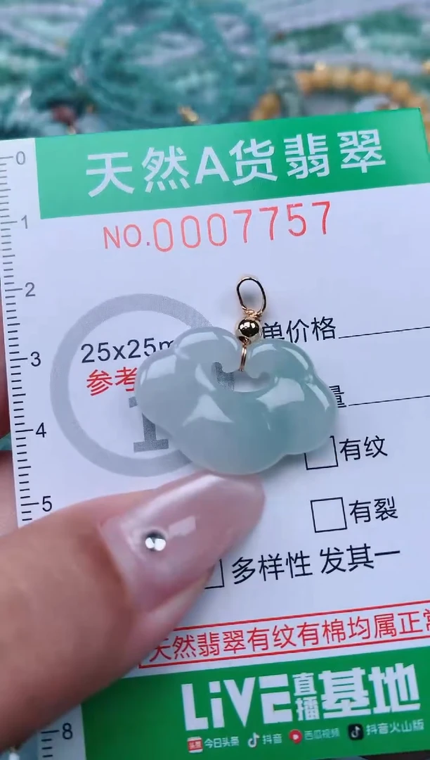 翡翠未镶嵌颈饰.0007757