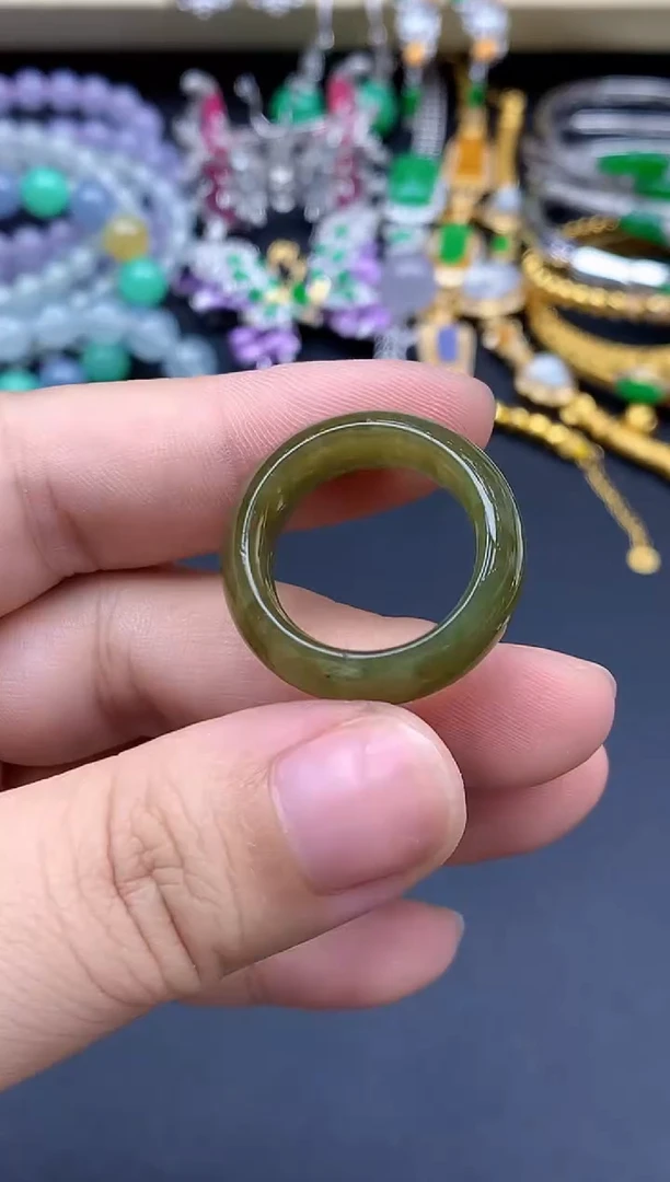 未镶嵌戒指翡翠215-春日珠宝