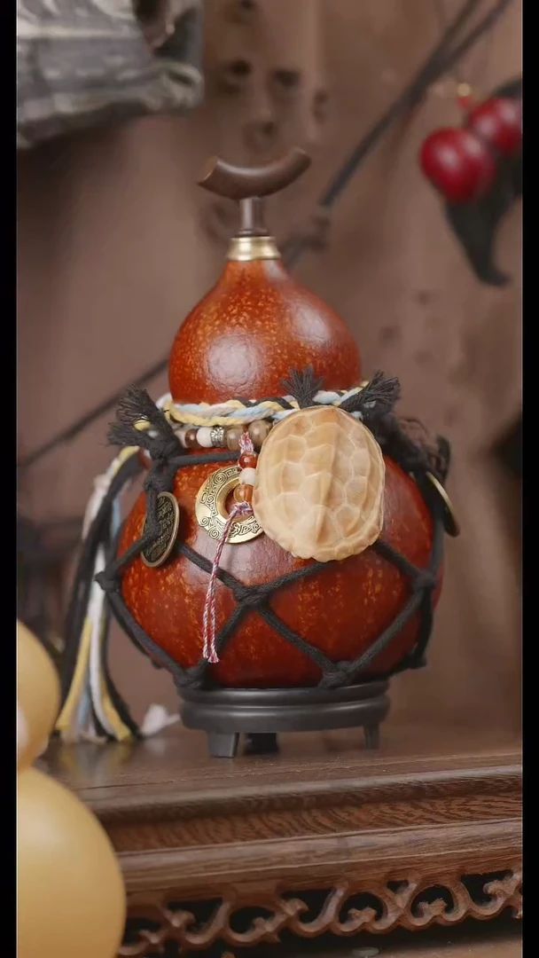 【闪购商品】360号精品天然大漆工艺防渗内胆酒葫芦~