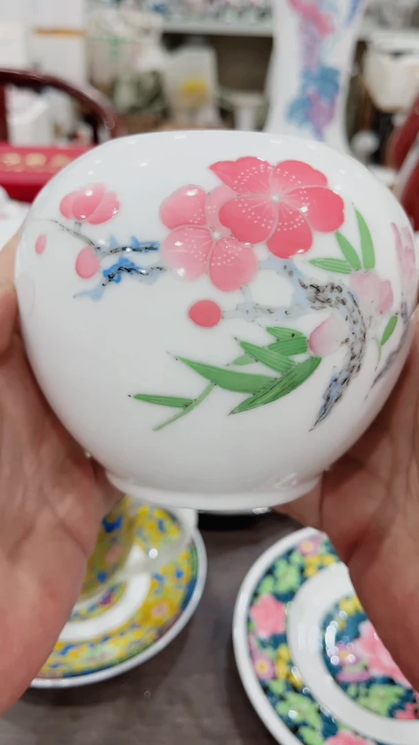 微瑕湖南醴陵釉下五彩陶瓷