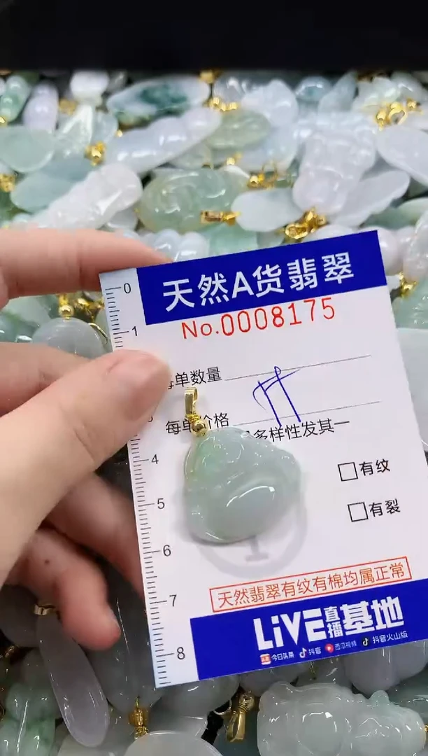 颈饰未镶嵌翡翠天然A货翡翠