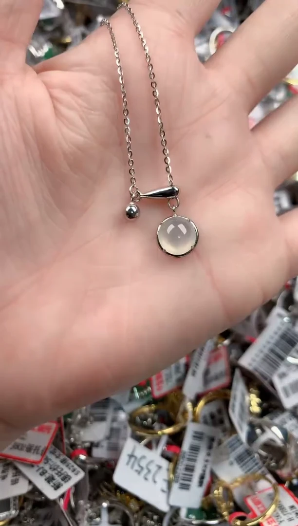 银S925镶嵌戒指翡翠151515----2