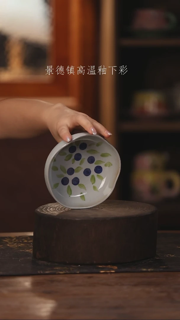 陶瓷景德镇高温釉下手绘陶瓷190