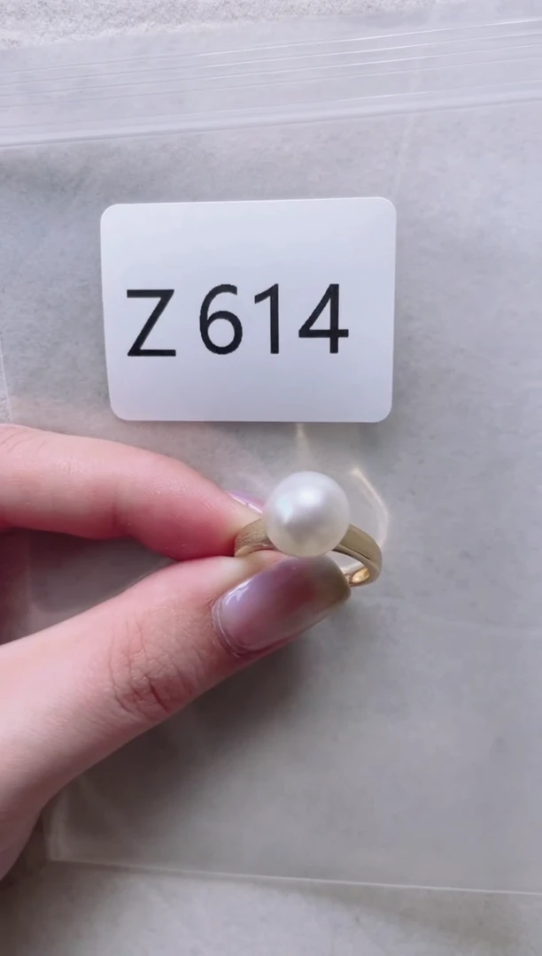【闪购商品】海水珍珠戒指银S925镶嵌Z614