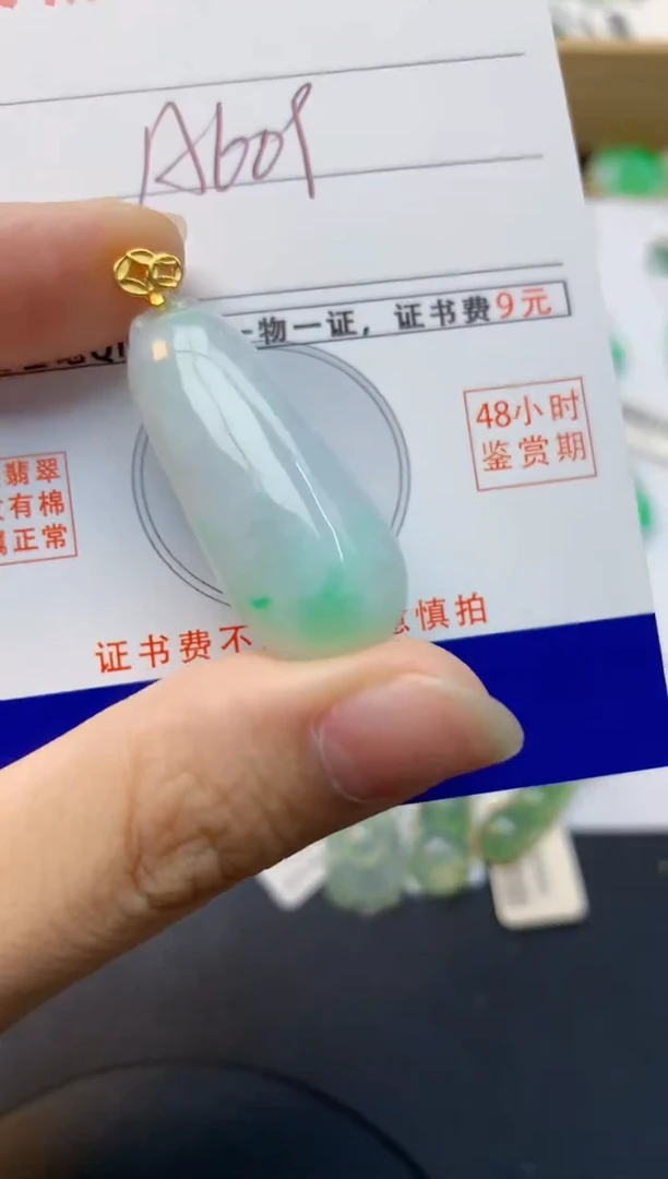 颈饰未镶嵌翡翠天然缅甸A货翡翠