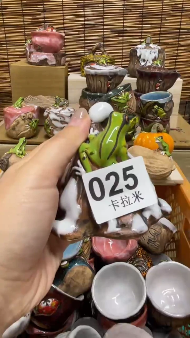 觉025精美粗陶手工柴烧