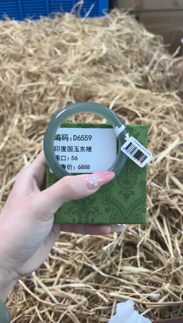 未镶嵌手镯石英质玉D6559