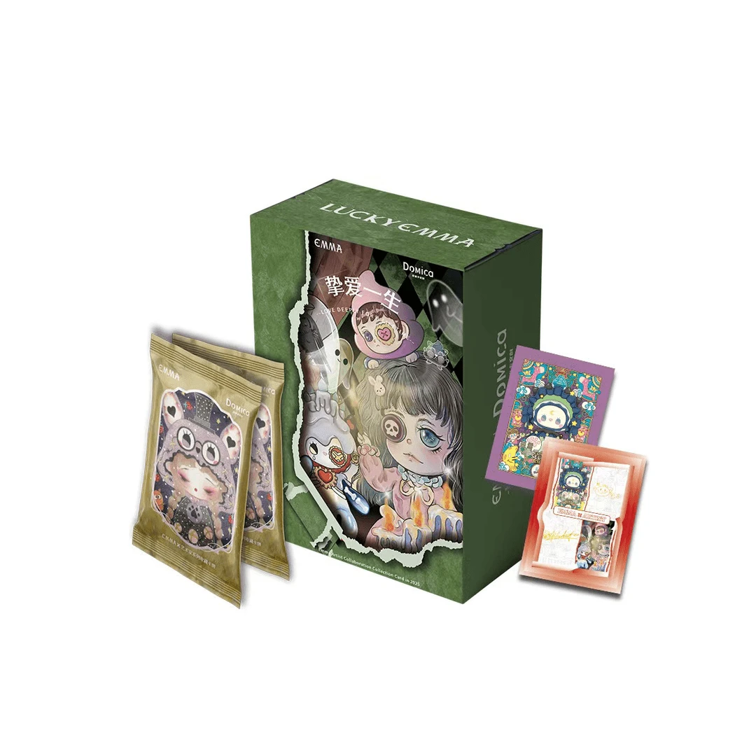 【叠叠】多米卡《挚爱一生》EMMA 联名 艺术家  系列收藏卡牌（甜甜娟）