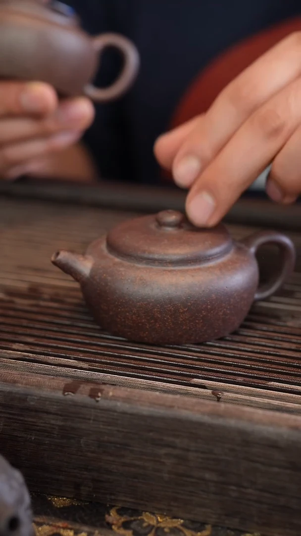 茶壶紫砂原矿手工制作