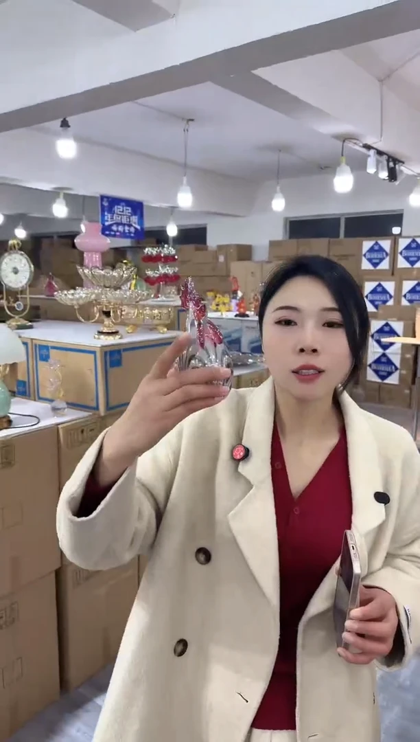 【闪购商品】琉璃瑞鸿花器晚z-10