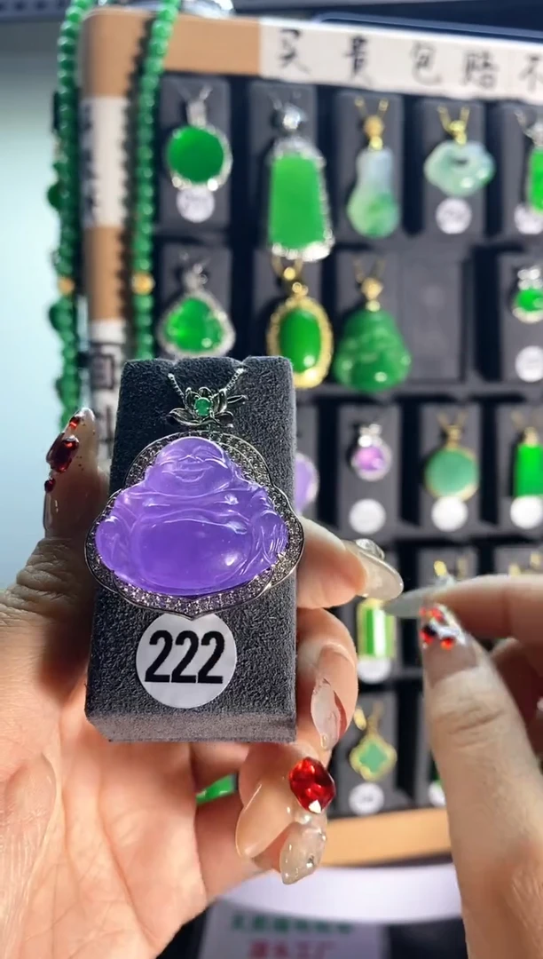 【闪购商品】翡翠耳饰银S925镶嵌222..