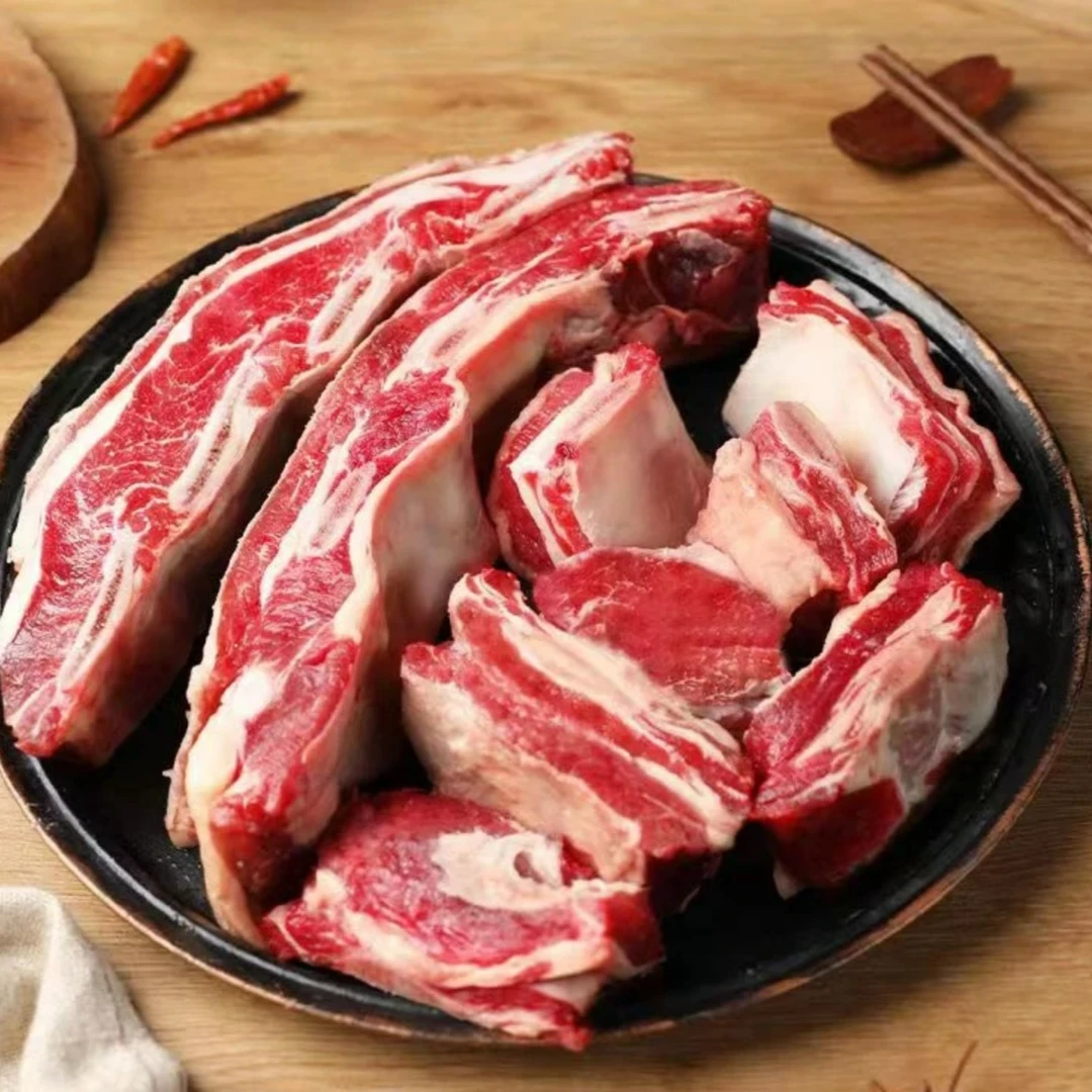 Z穆祥源清真原切牛寸排 带肉牛排骨1kg*2袋共4斤顺丰发货
