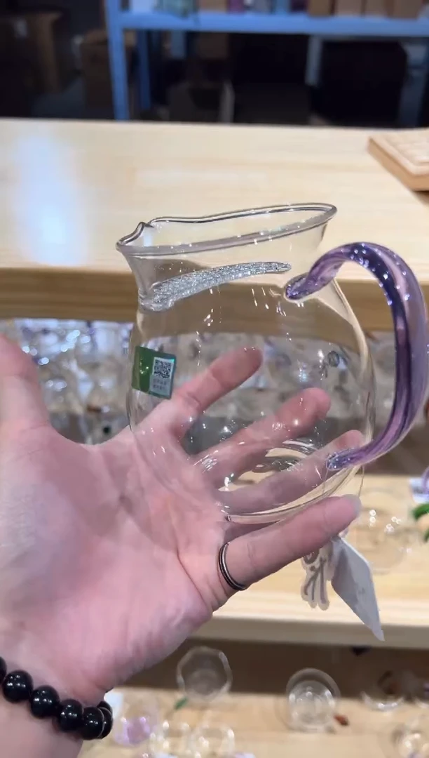 禾器-观禄煮茶器-浅紫色+清禾杯浅紫2只
