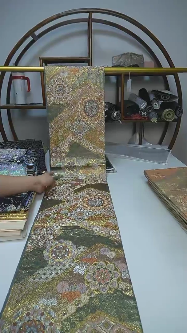 织绣115西阵织六通宝相花
