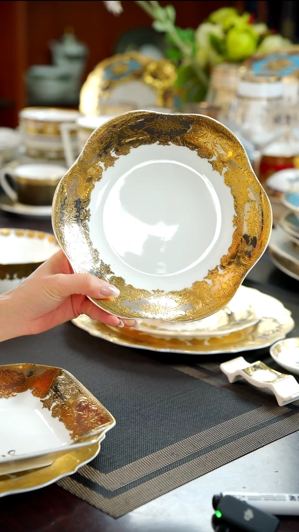 瓷片8英寸菜盘   1个