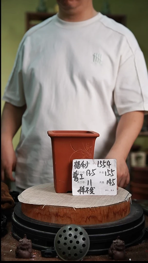 紫砂花盆花卉园艺1554