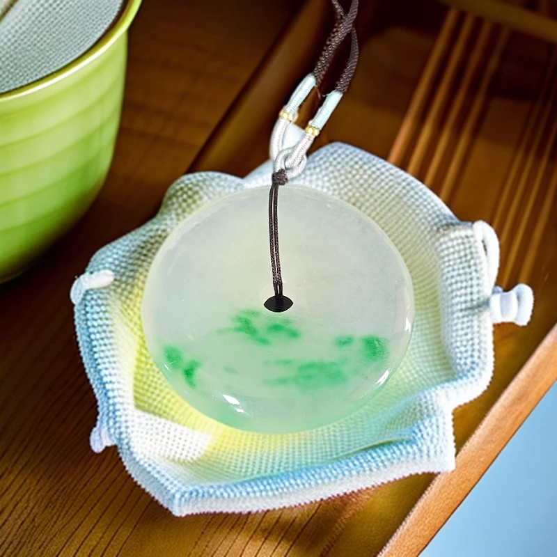 Fc绿花平安扣多样性发货任意一条