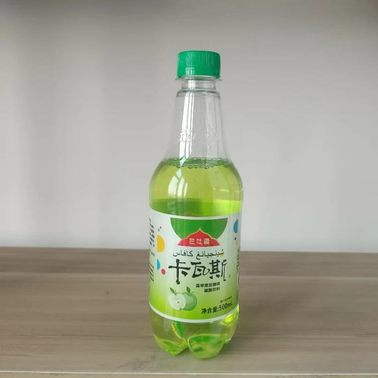 卡瓦特500ml青苹果味汽水【12瓶】