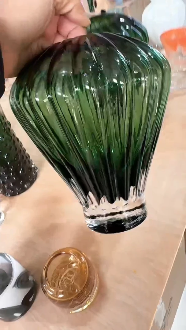 【闪购商品】玻璃绿色热气球