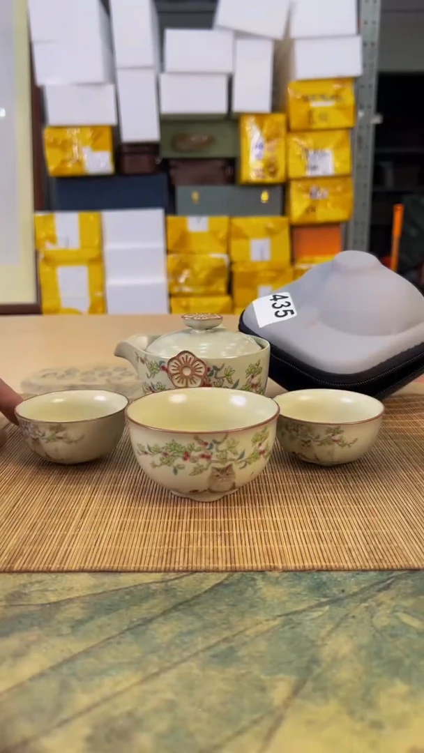 【闪购商品】快客旅行茶具陶瓷开播！