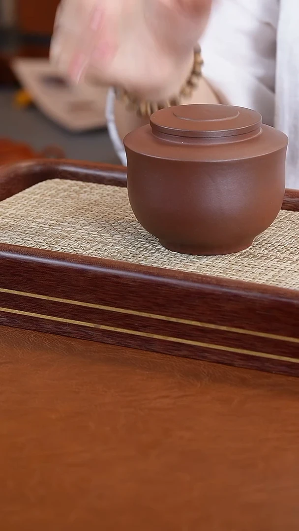 茶壶紫砂柴烧茶叶罐