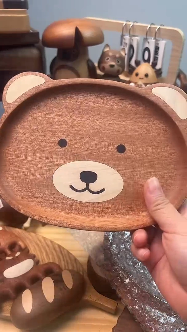 木小熊盘（小号 ）