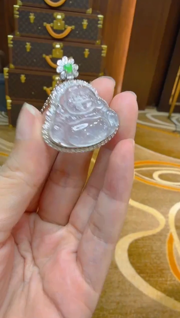 吊坠(不含链)18K金镶嵌翡翠多样性团购发一件