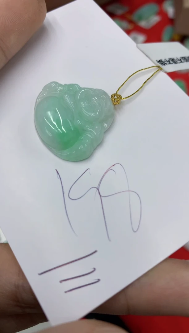 【闪购商品】翡翠颈饰18K金镶嵌号链接111111111