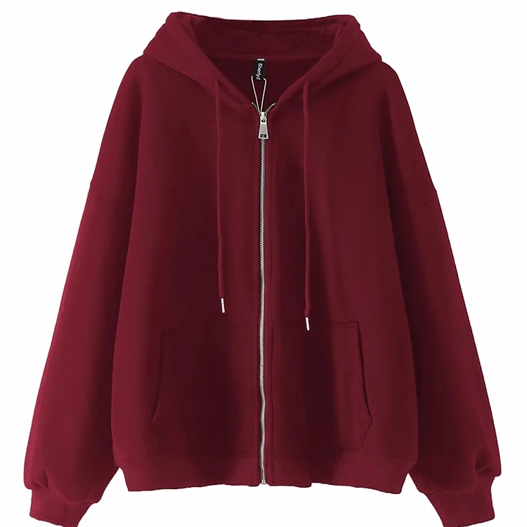 卫衣上衣春秋休闲薄款连帽宽松韩版长袖短款百搭学生加绒纯色ins