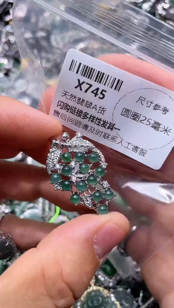 【闪购商品】翡翠颈饰未镶嵌X745吊坠