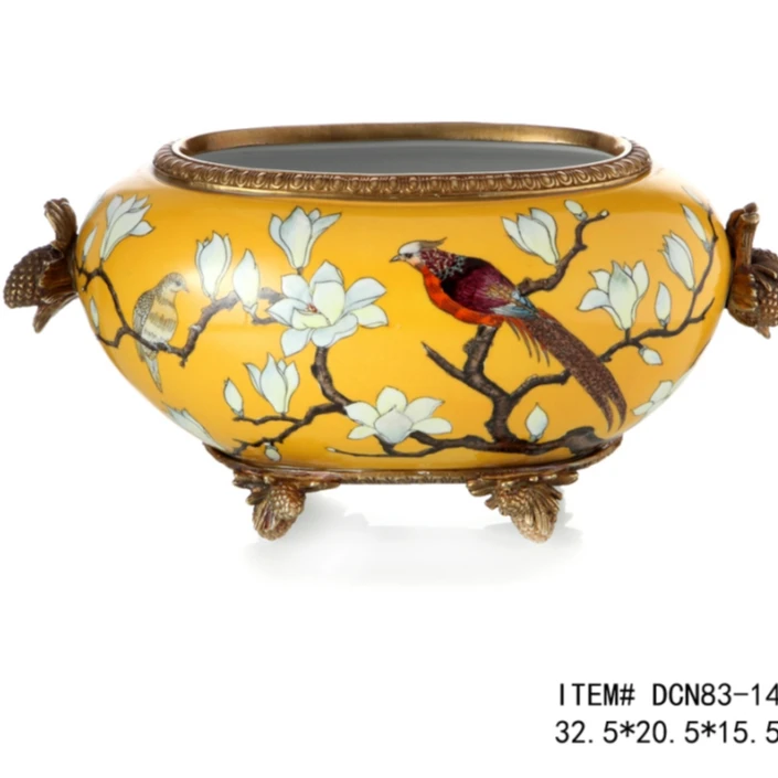 【欧美外单】DCN83-1492 装饰花盆 32.5*20.5*15.5