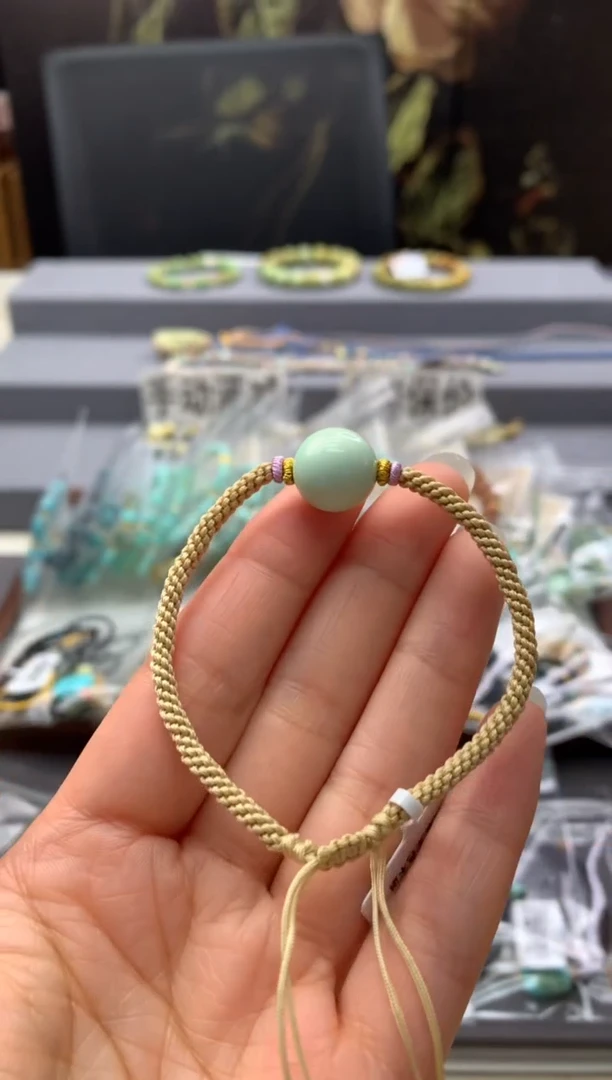 未镶嵌绿松石手绳茜 w05