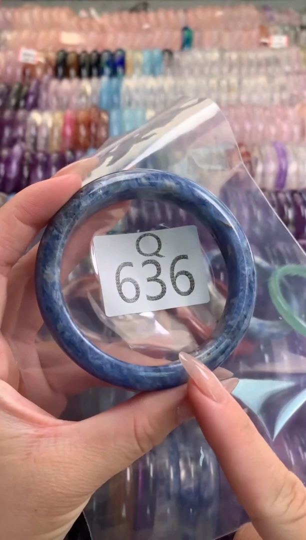 水晶珠宝半成品未镶嵌水晶手镯636-60