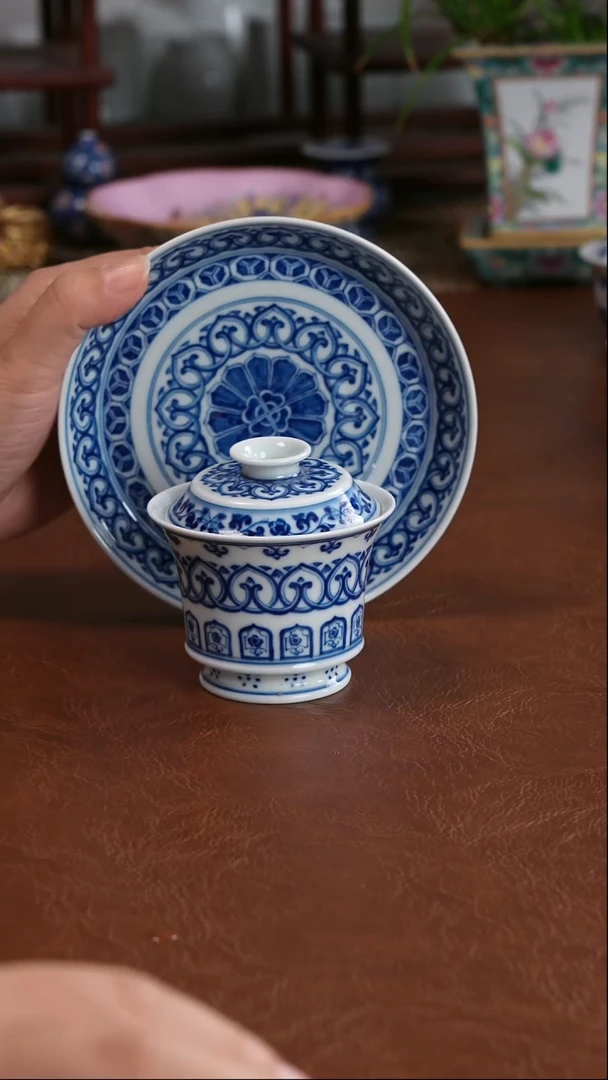 景德镇高端茶器手工手绘陶瓷茶具